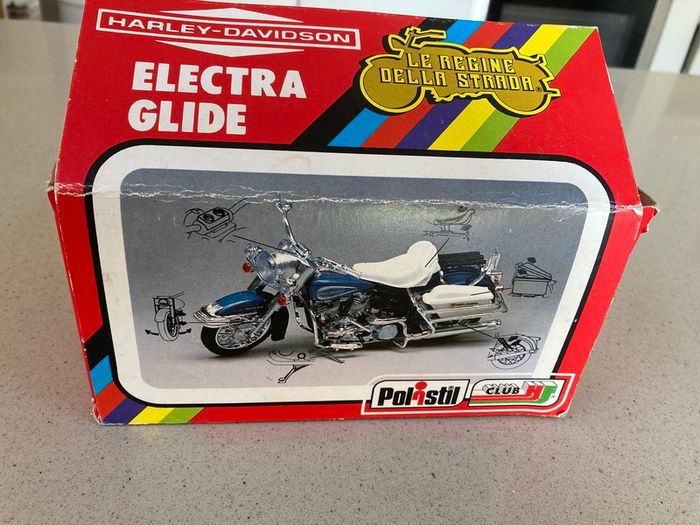 Harley Davidson Electra Glide Scale 1/15 Polistil Year 1978