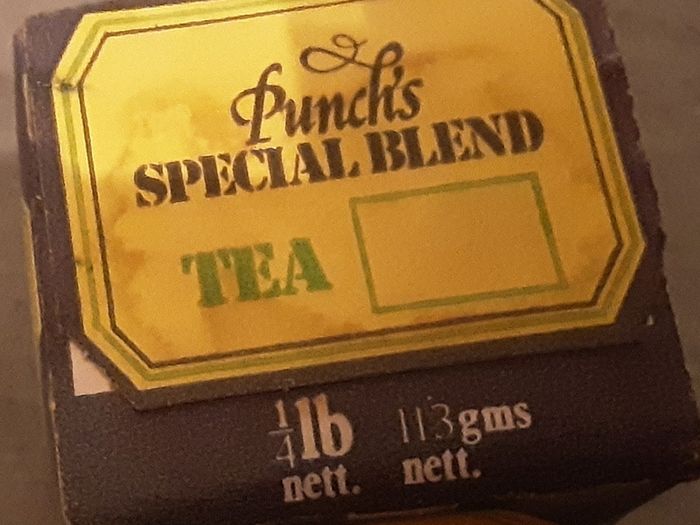 punch's loose tea from cork 70's