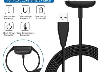 USB Charger Replacement Cable For Fitbit Luxe, Charge 5 Charging Lead