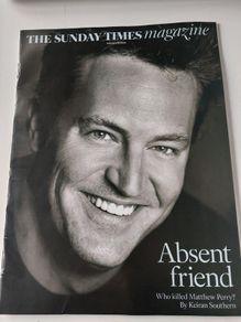 Matthew Perry - Friends - Sunday Times - immaculate condition