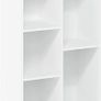 LUDER Book Shelf, 5-Cube Bookshelf, Reversible Bookcase, 9.4 x 19.5 x 31.5, for Living Room, Bedroom, Home Office, White Image 6
