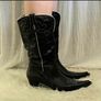 Women's Leather Cowboy Boots Image 2