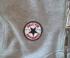 Grey Converse Boys Hoodie