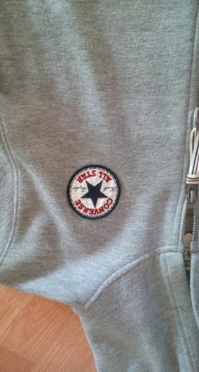 Grey Converse Boys Hoodie