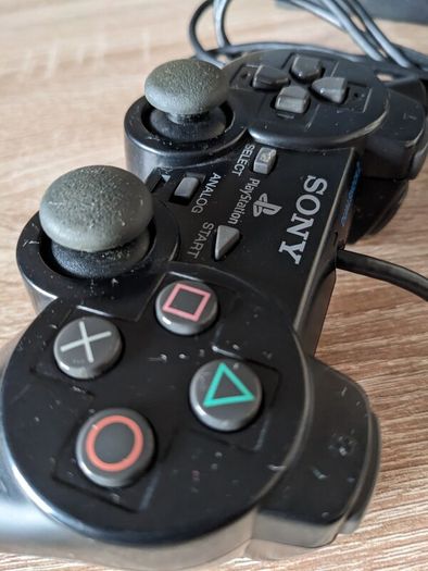 PS2 Console with official controller and cables