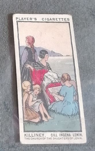 Dublin locations from Jack B. Yeats Designed Cigarette Cards 'Irish Place Names'