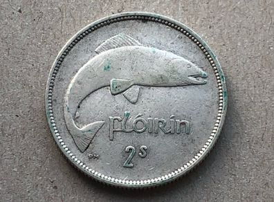 Irish two shilling florin