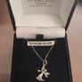 Sterling silver angel necklace Image 2