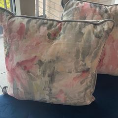 Pink & Grey Velvet Cushions