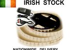 5m Smd 5630 Warm White 300 Led Strip + POWER SUPPLY - 2x BRIGHTER Than 5050 Led Strips