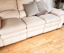 Cream Genuine Leather Suite 3 + 2