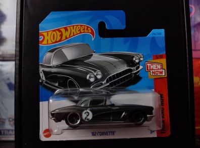 '62 Chevy Corvette ! Gray ! from Then and Now Series ! Hot Wheels ! Mattel !
