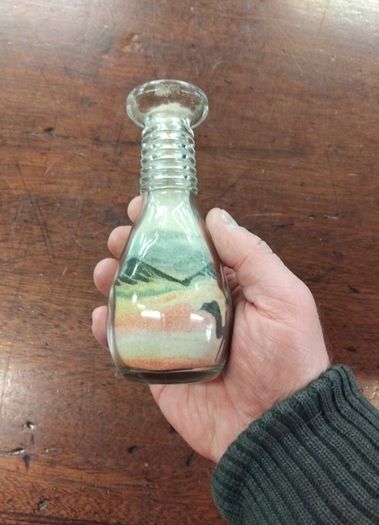 Sand in Bottle Ornament