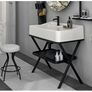 Cielo Siwa Gloss White 900mm Basin Image 6