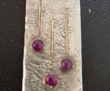 Sterling Silver & Gold Pendant