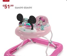 Bright Starts Disney Minnie Mouse Forever Besties Baby Walker