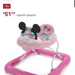 Bright Starts Disney Minnie Mouse Forever Besties Baby Walker