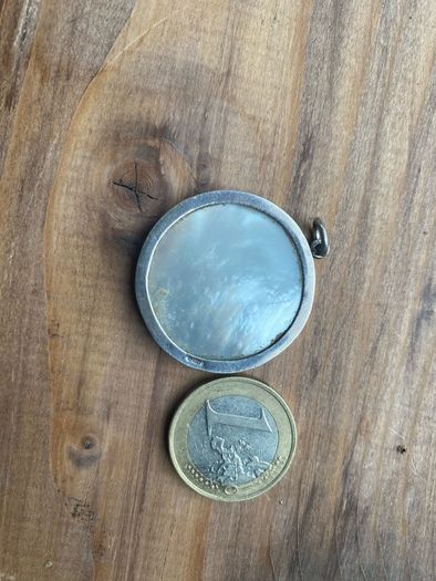 English silver pendant