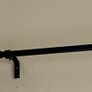 1 Black Curtain Pole Image 2