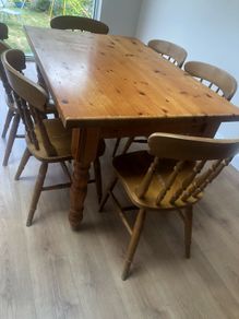 pine kitchen table (no chairs)