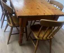 pine kitchen table (no chairs)