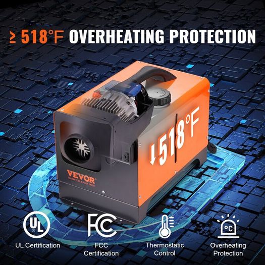 Diesel Air Heater All-in-one 12V 8KW Bluetooth App