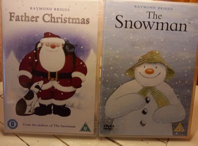 The Snowman + Father Christmas Dvd Double Feature Raymond Briggs Festive Animation Movies