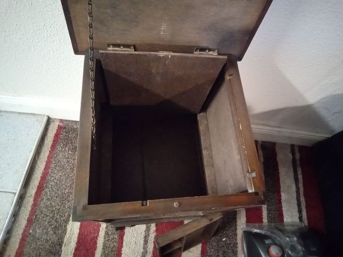 Antique oak sewing cabinet 1920s