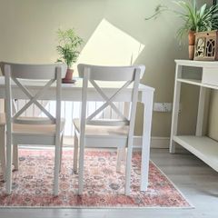 EMERGENCY - IKEA White Ingolf Dining Chairs