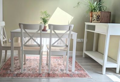 EMERGENCY - IKEA White Ingolf Dining Chairs
