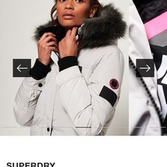 size 10 parker coat SUPERDRY