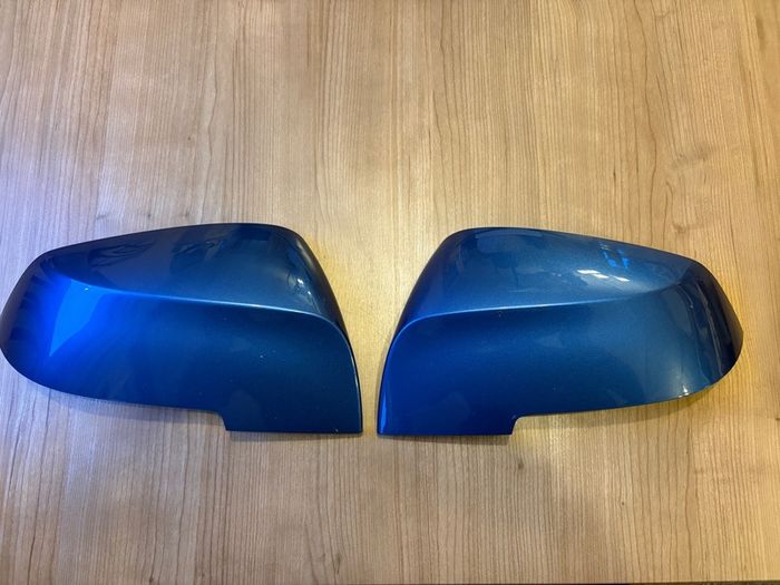 Genuine BMW F30 Mirror Caps Estoril Blue