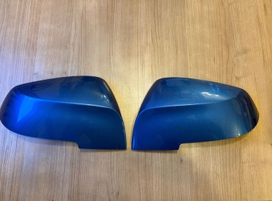 Genuine BMW F30 Mirror Caps Estoril Blue
