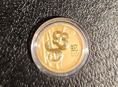 2025 Year of the Snake Gold Coin 1/10oz Lunar