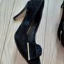 Black suede high heels Image 4