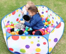 Kids Ball Pit, Large Pop Up Toddler Ball Pits Tent for Toddlers Girls Boys for Indoor Outdoor Baby Playpen w/Zipper Storage Bag Maded, Balls Not Included (FREE POSTAGE)