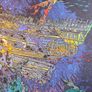 Kilian Eng The Last Harbor Rainbow Holographic Foil Poster PangeaSeed Rare limited edition of 30 Image 3