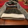 Dents Cosy Scarf  And Hat Set In Dark Snd Light Grey Image 2