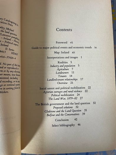 Ireland and the land question. 1800-1922