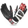 MZB RaceTech Short Motorcycle Cowhide Leather Gloves with Aramid Protection Image 6