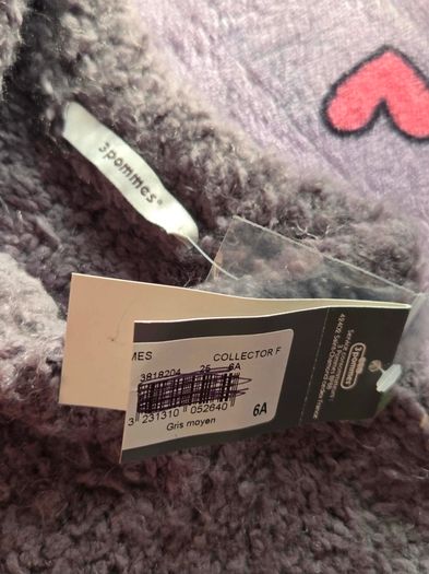 6years, New Girls 3 Pommes Long Cardigan