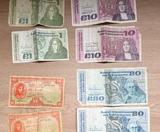 Vintage Irish Bank note collection