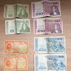 Vintage Irish Bank note collection