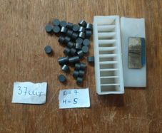 18 pcs Soviet CBN Cutting Tool Inserts 7x5 mm  Boron Nitride Composite USSR