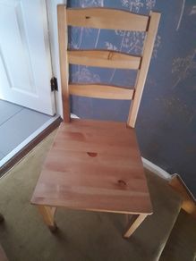 Wooden Kitchen chairs x 4