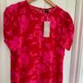 New Emery Rose red and pink floral summer dress size large Image 2