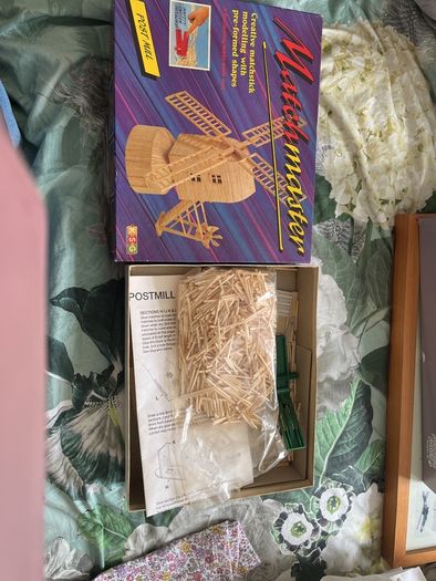 Matchstick post mill kit