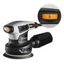 Random Orbit Sander with 8 Hole 125mm Sandpaper and Variable Speed Sander Power Tools Image 3