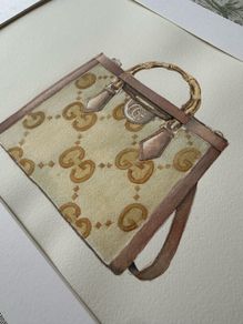 Watercolour - Gucci Bag
