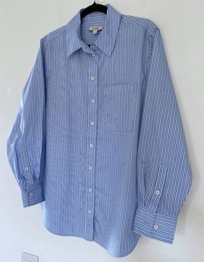 COS Oversized Striped Shirt